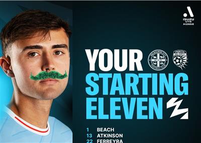 墨尔本城vs珀斯光荣首发：莱基PK塔加特、库查尔斯基、比奇在列